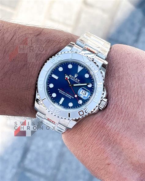 rolex yachtmaster blue dial replacement|Rolex yacht master 40 116622.